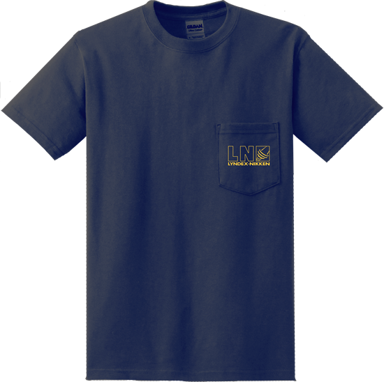 Picture of Gildan - 100% Cotton T-Shirt with Pocket - Navy